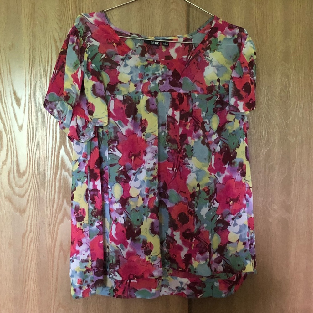 a.n.a Floral Blouse